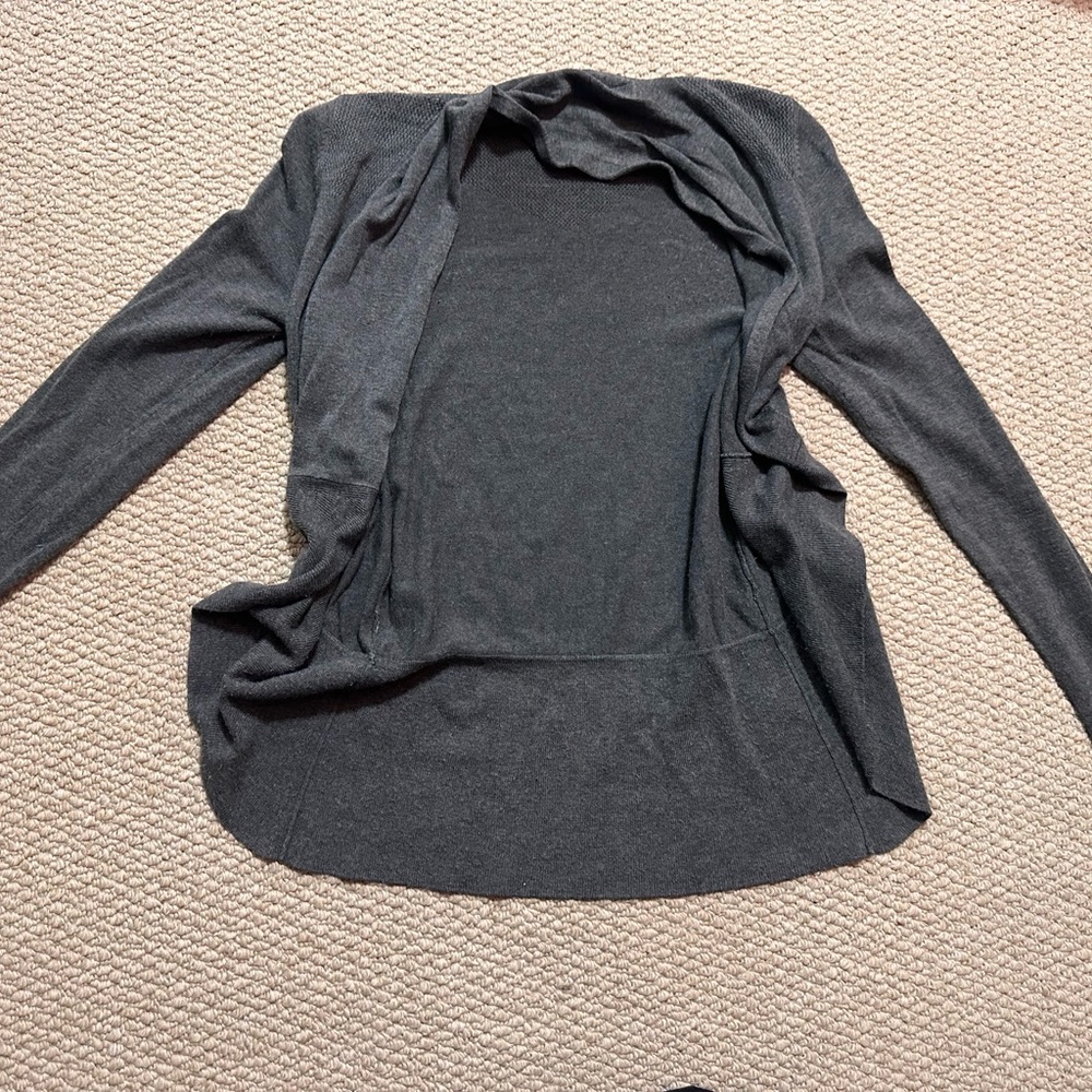 Y2K small gray cardigan